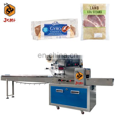 Automatic Frozen Meat Horizontal Packing Machine For Beef Steak Packing Machine Beef Rolls Lamb Slices Packing Machine