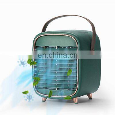 REAL Cold Wind Air Fresher Rechargeable Mini Portable Water Mist Cooler Fan Air Conditioner Fan