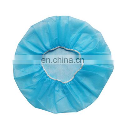 Ready stock Head Cover Disposable PP Non-woven Round Bouffant Cap Hair Cover Mob cap