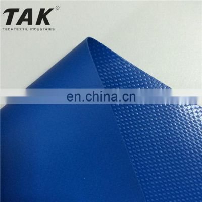 fire retardant blue 100% polyester flame retardant 18oz matte pvc coated wax canvas tarpaulin in roll