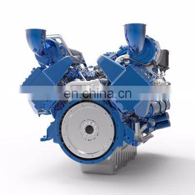 China manufactory 1104kw/1500hp Weichai Baudouin 12M33 series 12M33C1500-18 marine diesel engine