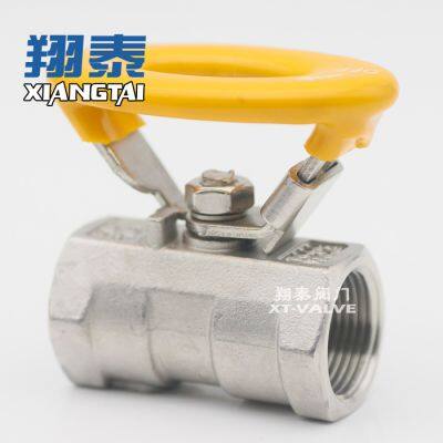 Stainless steel 2PC Oval Handle Ball Valve