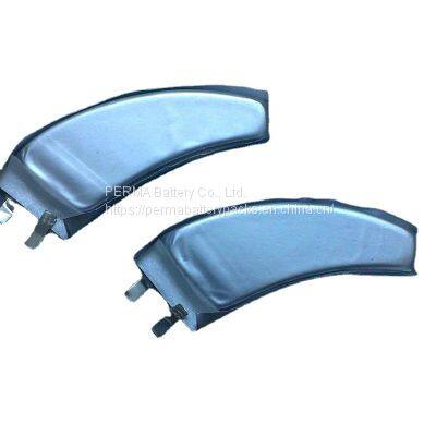 Irregular crescent-shaped Rechargeable Lithium Polymer Battery Customized for Smart Wireless Technology