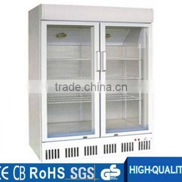 2 doors vegetable refrigerator, upright cooler for sale