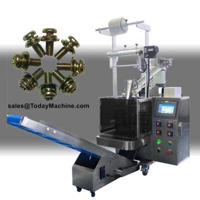 Vertical Screw Hardware Kits Counting Packaging Machine with Vibrating Feeder