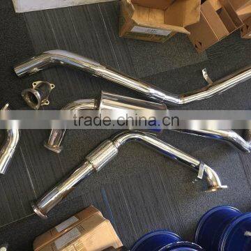 stainless steel exhaust systerm for toyota landcruiser 80 series 1hz exhaust systerm