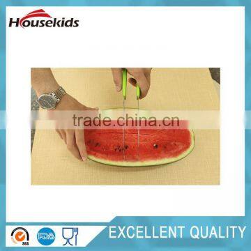 Watermelon Slicer Corer & Server Knife as Seen on TV STAINLESS STEEL GIFT - STRAWBERRY HULLER NOT SHARP KID-FRIENDLY PERFECT photo-5