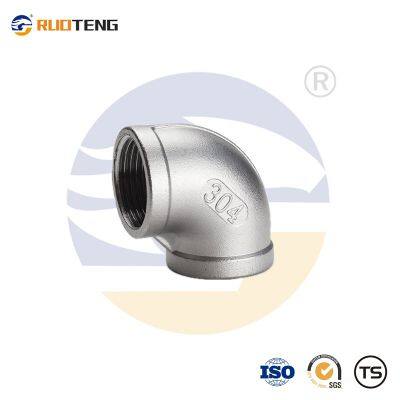 [RUOTENG]  Wenzhou Factory Hot Sale SS 45 Degree Butt Weld Elbow Grade 201 Stainless Steel Pipe Fittings Price