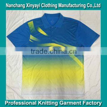 Custom Men Polyester Dry Fit Sublimation Tshirt