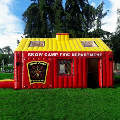 Inflatable Fire Escape Training Tent for School Safety Education and Emergency Drills