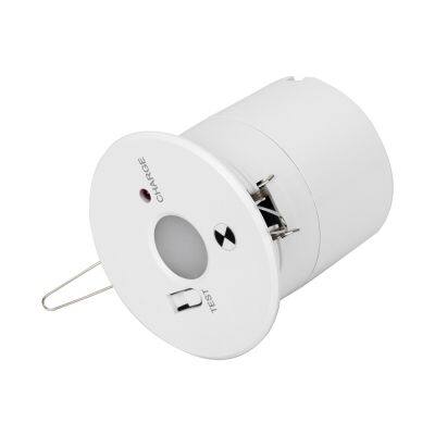 Factory Direct Supply Low Price 3W LED Emergency Down Light Safety Exit Sign With Built-in Battery photo-4