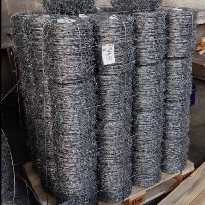 2 Strands Galvanized Binding Barbed Wire For Airport Prison Security Fence