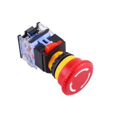 Industrial Grade LAY38-11ZS Emergency Stop Switch Plastic Housing 250V AC photo-3