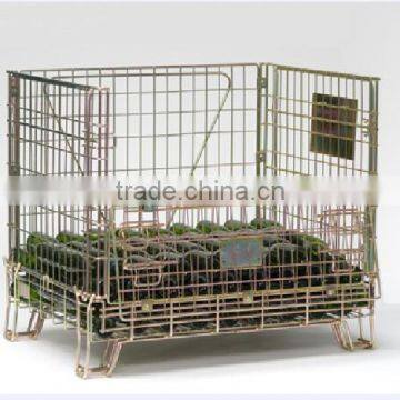 Large Storage Mesh Steel Container With 4 Wheel photo-6