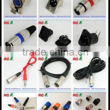 Speakon XLR 6.35mm 1/4 Inch Male and Female Series of Audio Adaptor Connectors photo-6