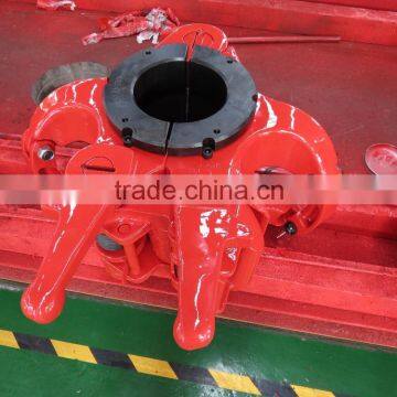 API 8C oil drilling Center latch elevator 318ton for pipe Dia 89 to168mm handling tools (DDZ-350TD)