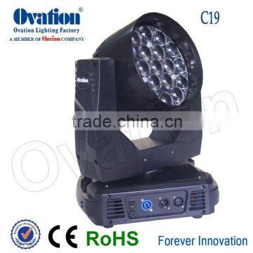 Professional Light 19PCS 10W Zoom LED Wash Moving Head light