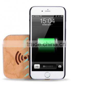 Single Charging Wooden Wireless Transmitter /qi Wireless Charger photo-2