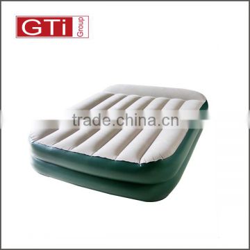 Raised inflatable air bed