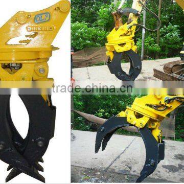 Rotating Wood Stone Grapple for Hyundai Kato Excavator