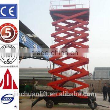 1.35~18m, 0.3 Ton Inground Car Scissors Lift /scissor Car Lift Flush /small Electric Scissor Lift photo-4
