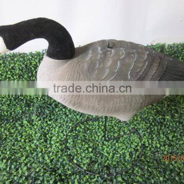 Plastic Hunting Canada Full Body Goose Decoy ,with 3 Pcs of Removable Heads ,feeding &sentry & Rest.