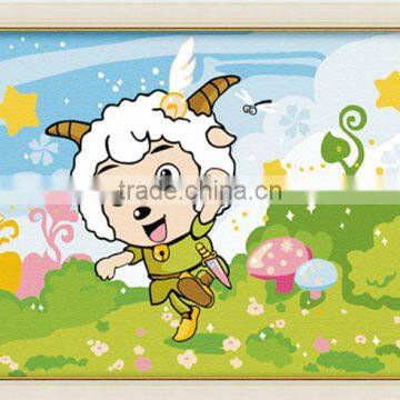 the year of sheep oil painting for decor and gifts