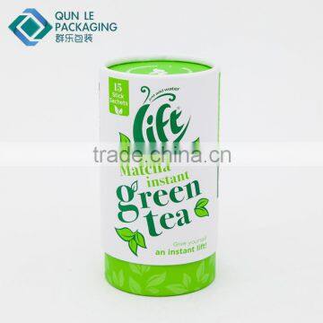 Wholesale Round Paper Tea Tin Cans for Food Packaging