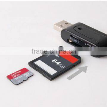 Custom OTG Card Reader Writer for SD TF Memory Card