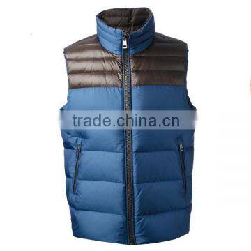 winter wholesale 100% polyester men sleeveless vest custom