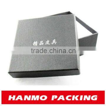 custom printed&design leather belt packaging box wholesale for high end market