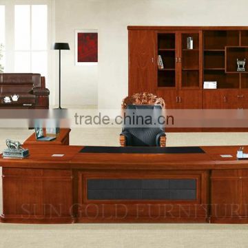 Luxury Wooden Office Table MDF Classic Office Design Photos Executive Office Desk (SZ-OD522)