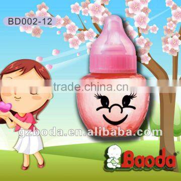 cartoon standard neck feeding bottle (plastic baby bottle,baby milk bottle)