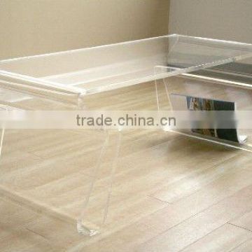 Acrylic coffee table