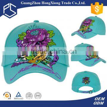 Hong Xiong cotton custom light blue baby caps