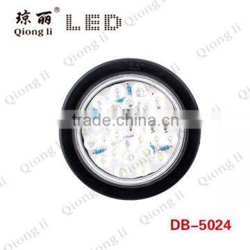 12V 24V 4" Round LED Waterproof Rear Light Led Trailer Light