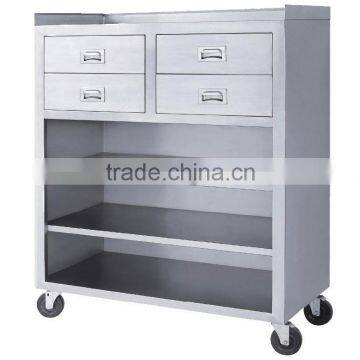 FAMO.78000 FILMA Stainless Steel Cabinets - Mobile Cabinet with Drawers & Shelves