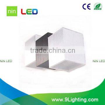 hotel led wall light fixture two way lamp 6watt