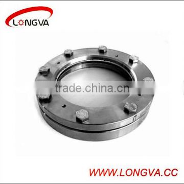 Sanitary Stainless steel round flanged sight glass