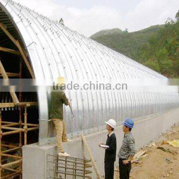 corrugated galvanized steel tube/ corrugated culvert pipe