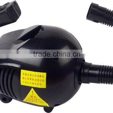 Black electrical vacuum bag pump