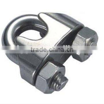 Stainless Steel 304 316 & Galvanized Powder Coated us Type Drop Din 741 Metal Wire Rope Clip Quality Choice photo-3