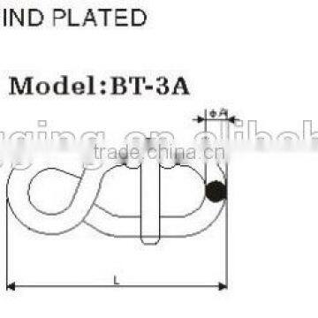 New China Products For Sale Stainless Steel Aisi 316 304 Rope Shortening With Tongue Zind Plated Cheap Price