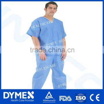 Nonwoven Disposable Medical Scrub Suit Uniform