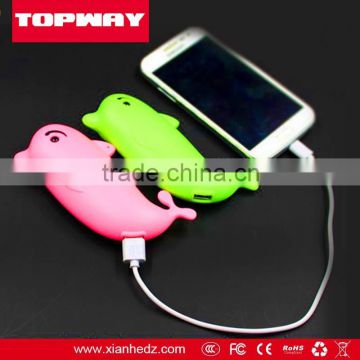 Topway Hot Sale PVC Power Bank Charger