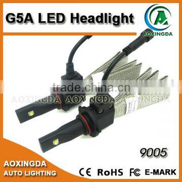 2015 LED headlight 9005 with flexbile heat sink