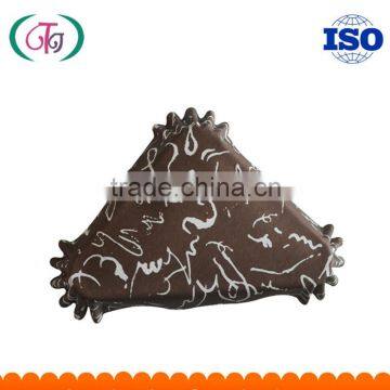 PET Coated Paper SGS FSC Baking cups High Temperature Resistant Triangle Shape cupcake liners