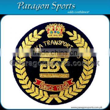 Handmade Bullion Embroidered Uniform Blazer Badge PS-118