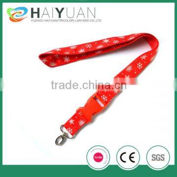 double sided christmas lanyards with colored clip