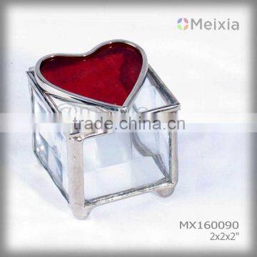 MX160090 stained glass crafts valentine keepsake boxes